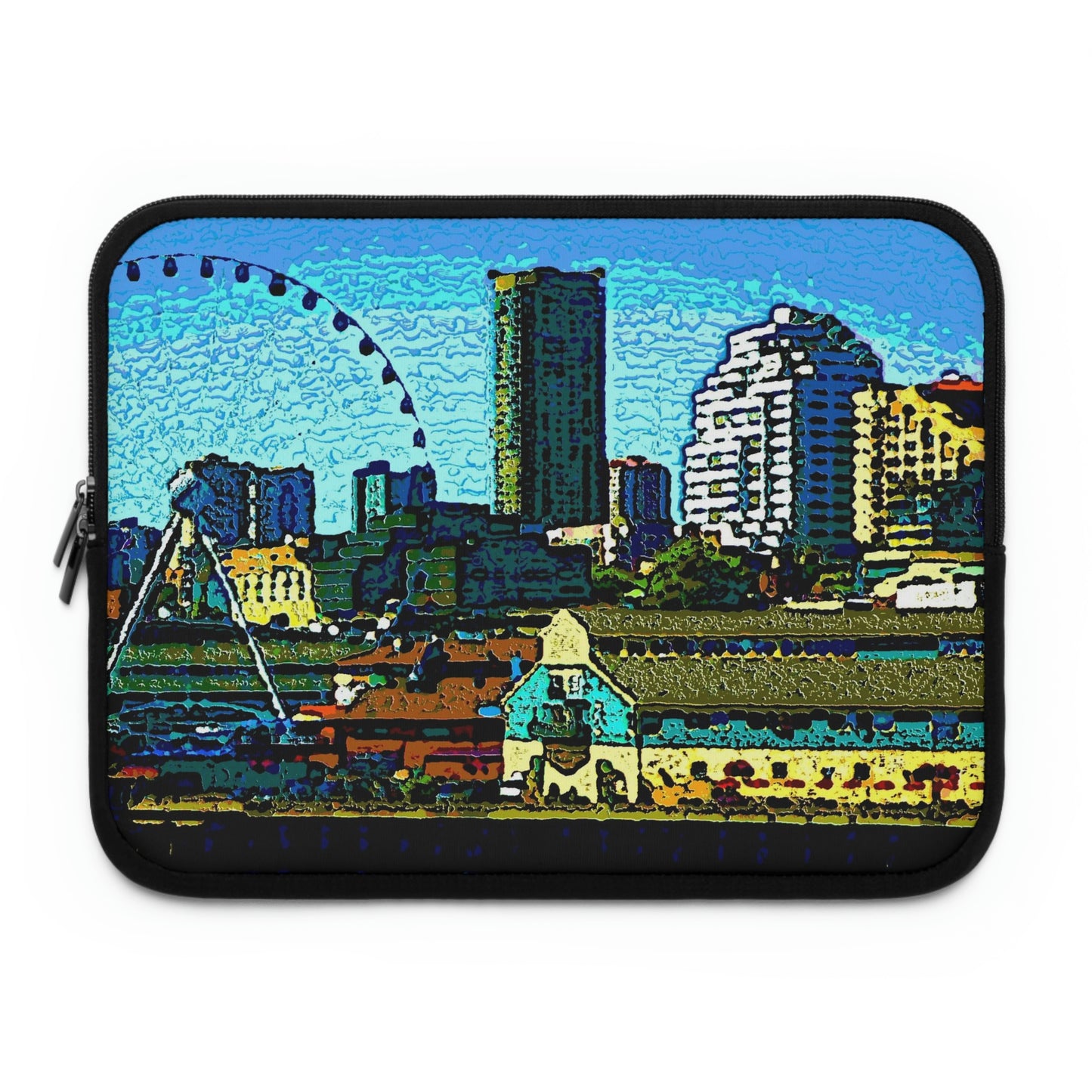 Laptop Sleeve ... That Classic Wheel ... 'Seattle's Wheel' ... & Old Classic Waterside Vendors ...  'Family Archives' ... Original Works ...