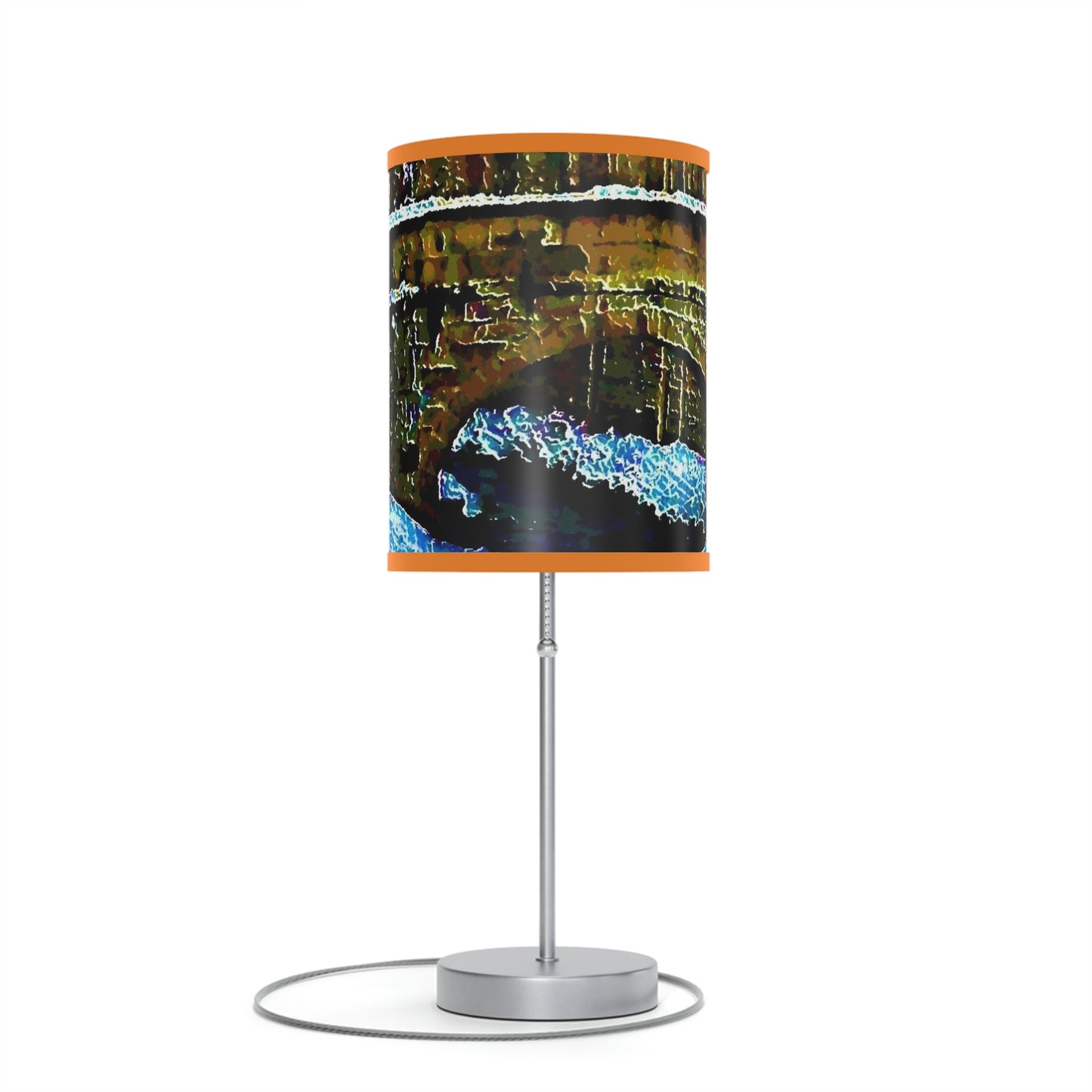 Lamp on a Stand, US|CA plug ... Walikng The Streets & Alleys ... 'Strolling The Canals ... '  ... Original Works  ...