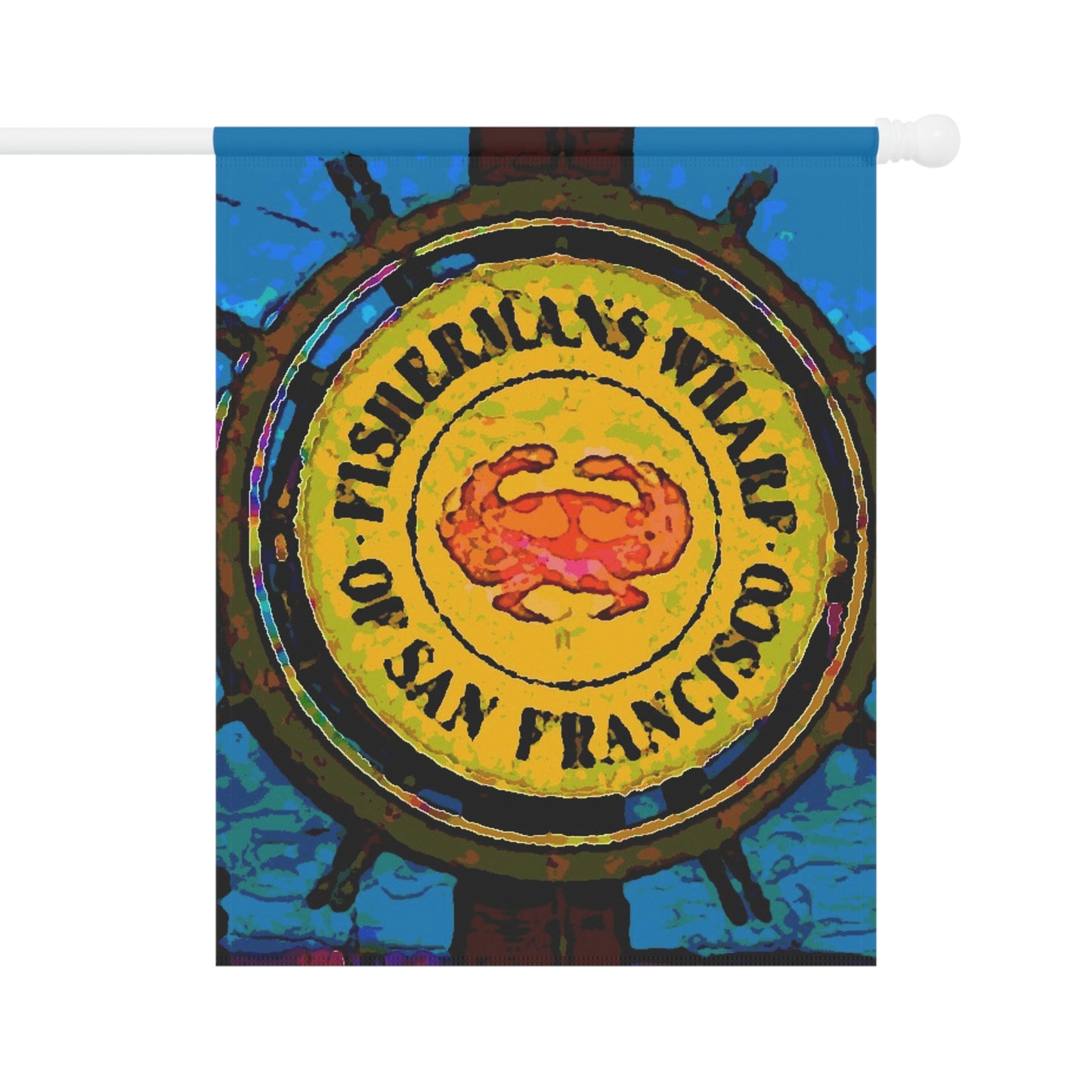Garden & House Banner ...  "No.9 Fishermen's Grotto - Fishermen's Wharf, SF, California" ... Family Archives: 1970's ... Original Works ...