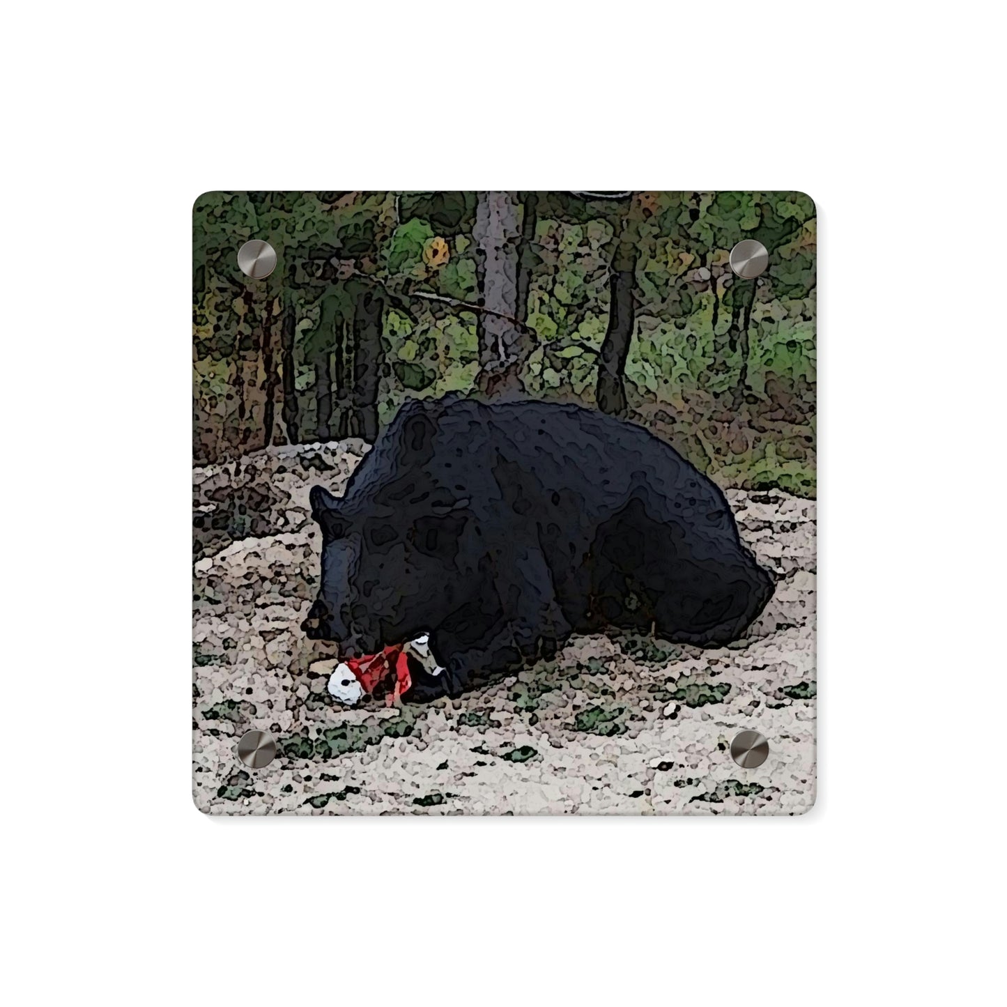 Acrylic Wall Art Panels ... RCY: "Rhett Creek Yogi ... '500 Lbs Of Autumn Season Hunger' ..."  ... September 2022 ... Central Idaho ... Original Works ...