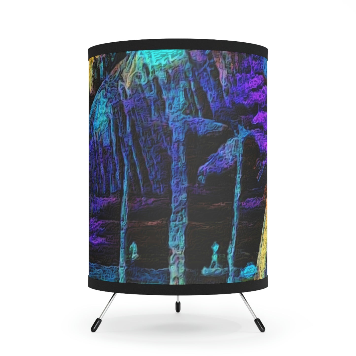 Tripod Lamp with High-Res Printed Shade, US\CA plug ... "The Royal Hawai'ian: Waikiki Beach_Beach" ... Honolulu, HI ... Ocotber 2014 (Halloween) ... Original Works ...
