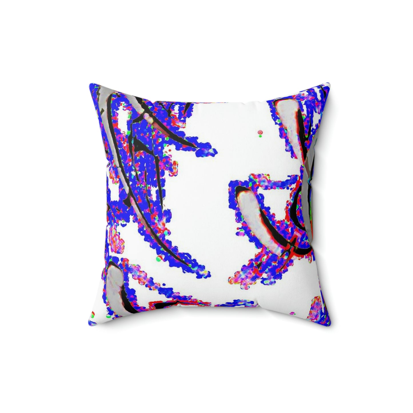 Spun Polyester Square Pillow ... "Waning Moon" ... Central Idaho ... October 2022 ... Rendering Time: 22 Hours ... Original Works ...