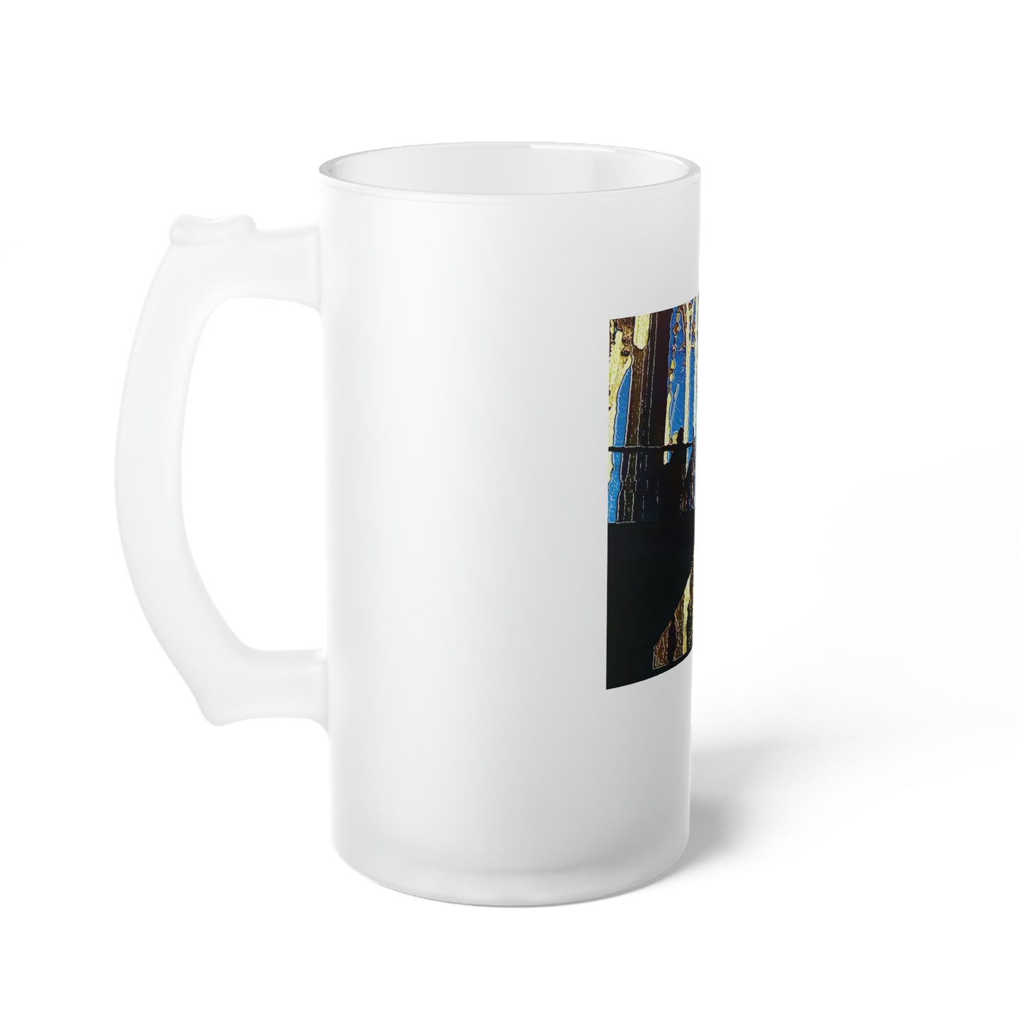 Frosted Glass Beer Mug ... "Seattle's World Fair ... 'A Family Favourite' ..." Original Works ...