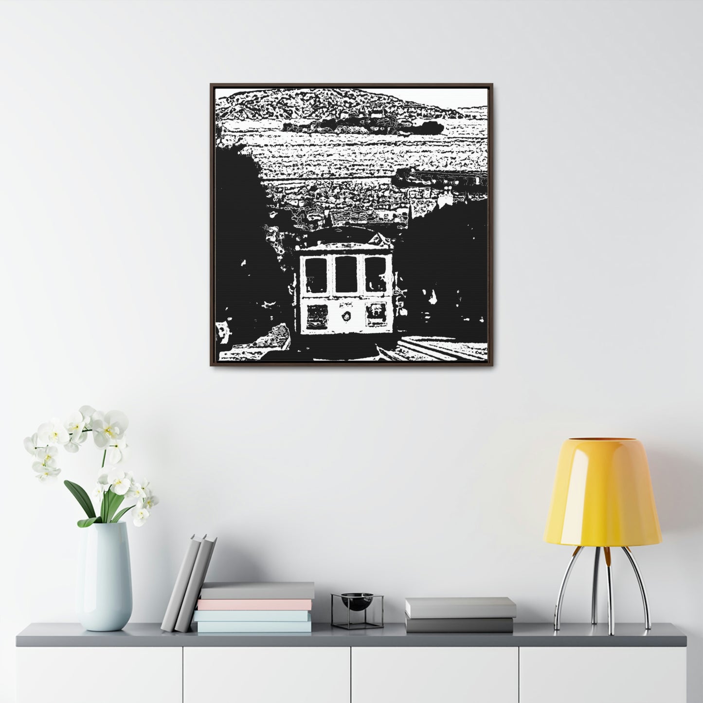 Gallery Canvas Wraps, Square Frame /// San Francisco ... 'A Rice-A-Roni-A-San Francisco Treat' ... "A Cable Car Classic" ... Family Archives: 1973 ... Original Works ...