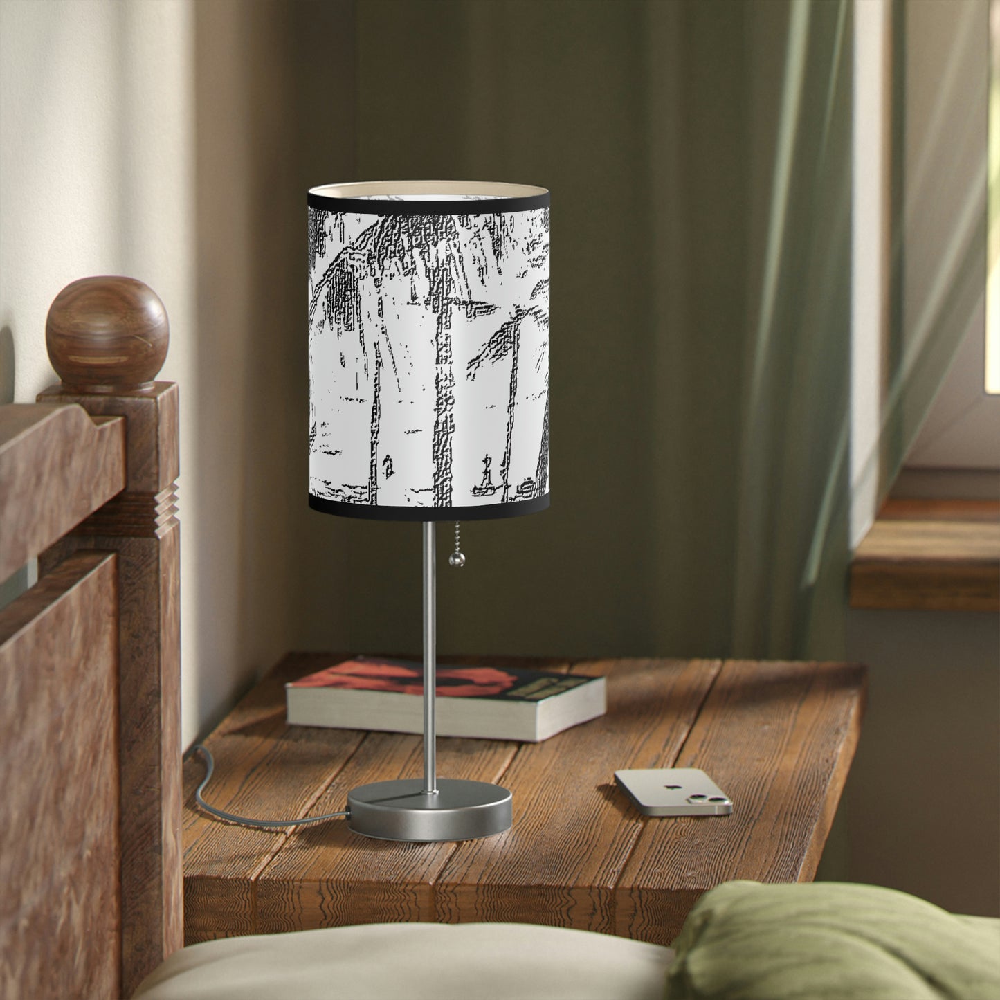Lamp on a Stand, US|CA plug ... "The Royal Hawai'ian: Waikiki Beach_Beach" ... Honolulu, HI ... Ocotber 2014 (Halloween) ... Original Works ...