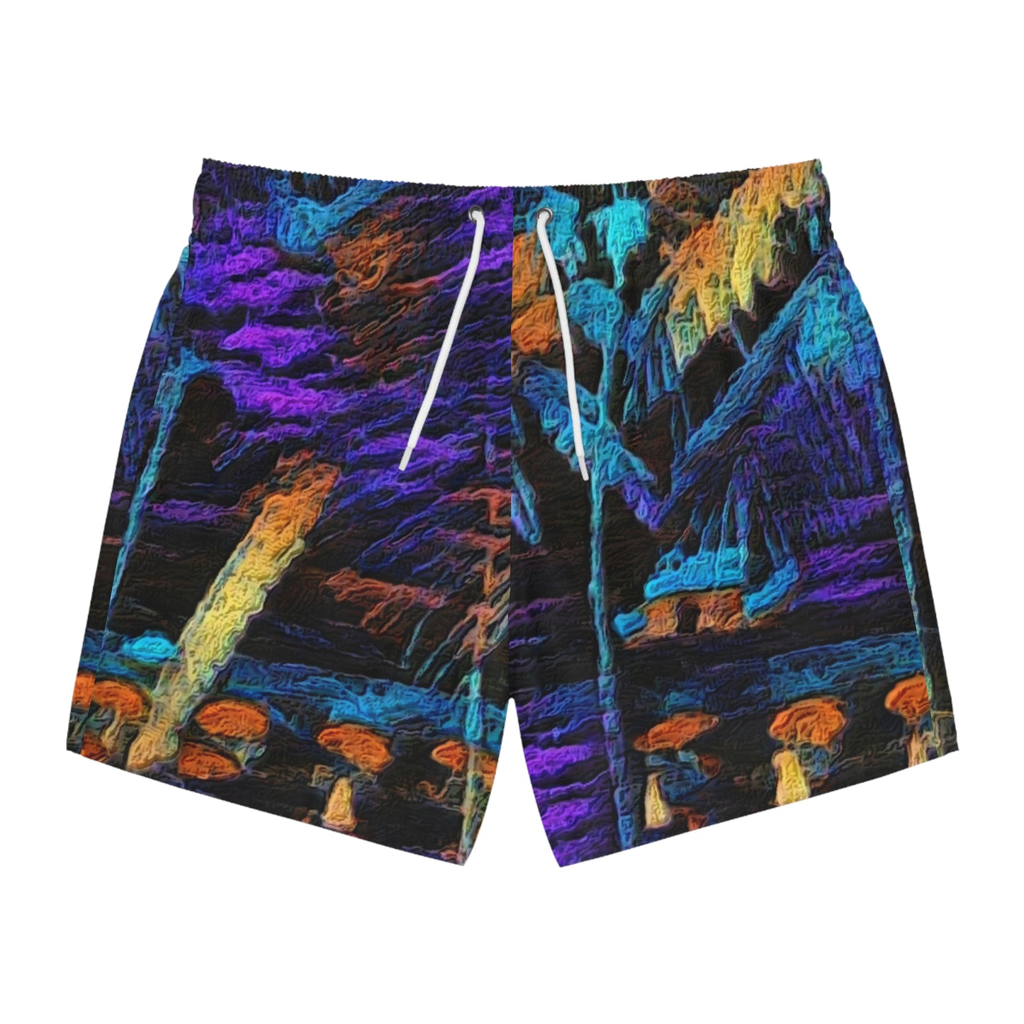 Swim Trunks (AOP) ... "The Royal Hawai'ian: Waikiki Beach_Beach" ... Honolulu, HI ... October 2014 (Halloween) ... Original Works ...