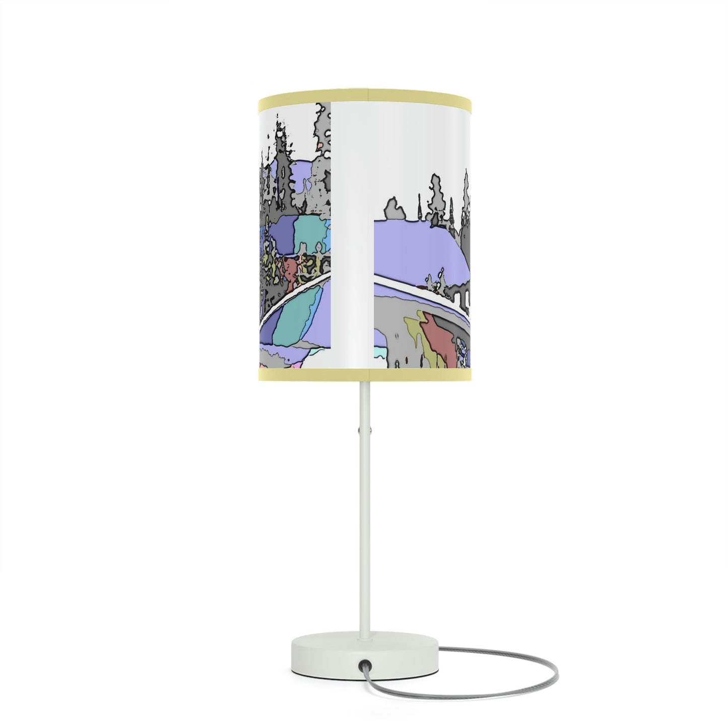 Lamp on a Stand, US|CA plug "A Very Remote Mountain Neighborhood" ... Only Cabins In This Environment ... Cenrtal Idaho ...