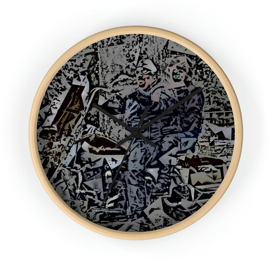 Wall clock ... The Open Road Beckons ... "Harley 'D' Yearnings ..."  Original Works ...