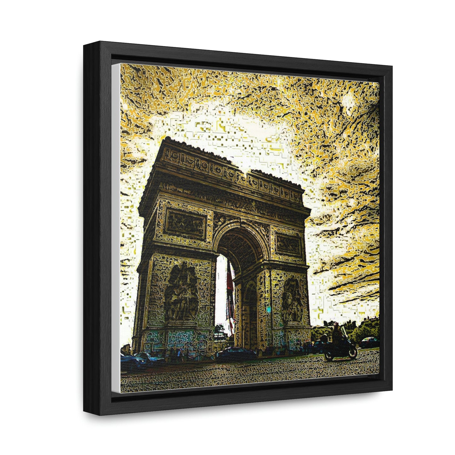 Gallery Canvas Wraps, Square Frame ...  L'Arc de Triomphe ... 'Barbara Joan Bonnell-Holt Photo' ... Circa 1972 ... Oringinal Works ...
