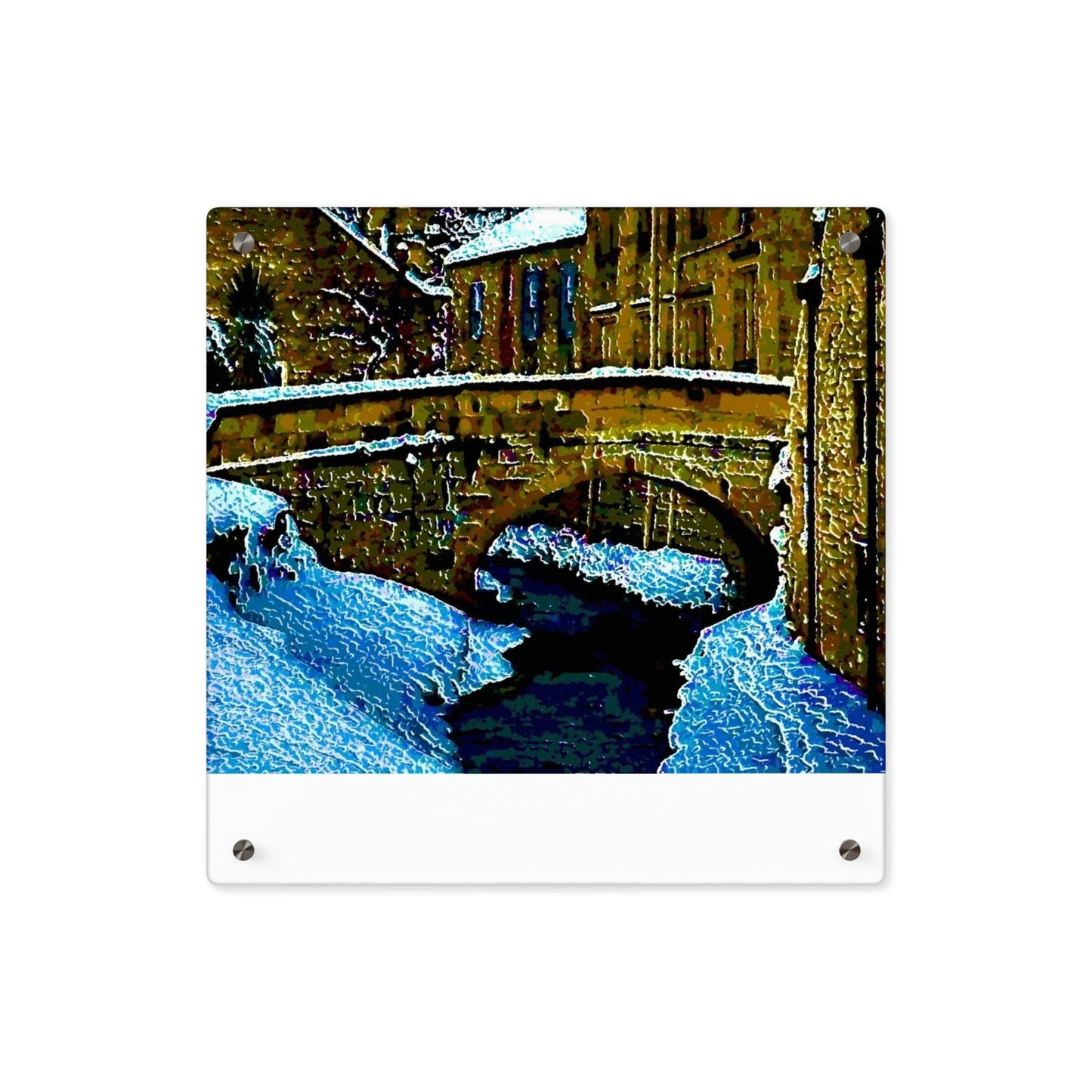 Acrylic Wall Art Panels ... Walikng The Streets & Alleys ... 'Strolling The Canals ... '  ... Original Works  ...