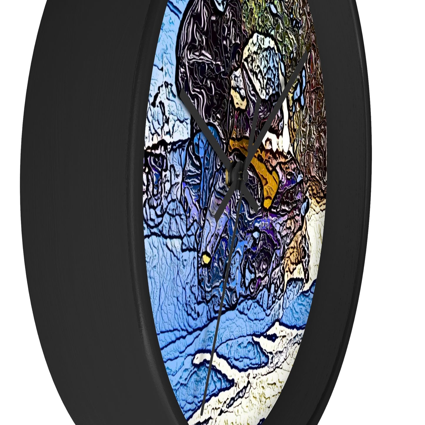 Wall clock ... Blasting Through-The-Powder ... 'Central Idaho Mounains ... ' 2Dec22 ...