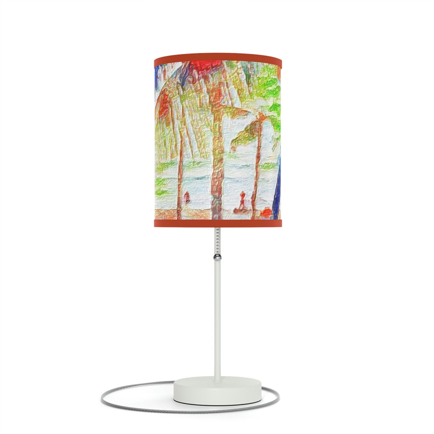 Lamp on a Stand, US|CA plug ... "The Royal Hawai'ian: Waikiki Beach_Beach" ... Honolulu, HI ... Ocotber 2014 (Halloween) ... Original Works ...