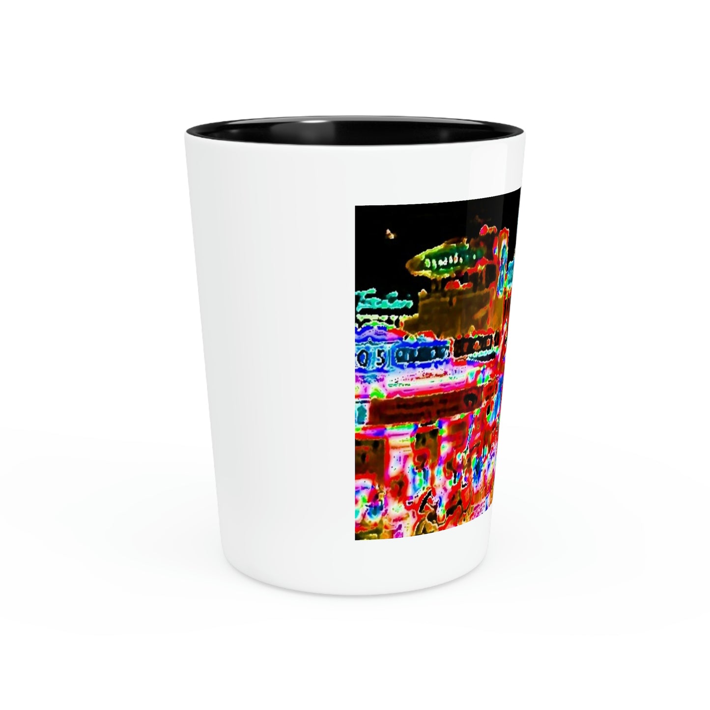 Shot Glass ... "No.9 Fishermen's Grotto - Fishermen's Wharf, SF, California" ... Family Archives: 1970's ... Original Works ...