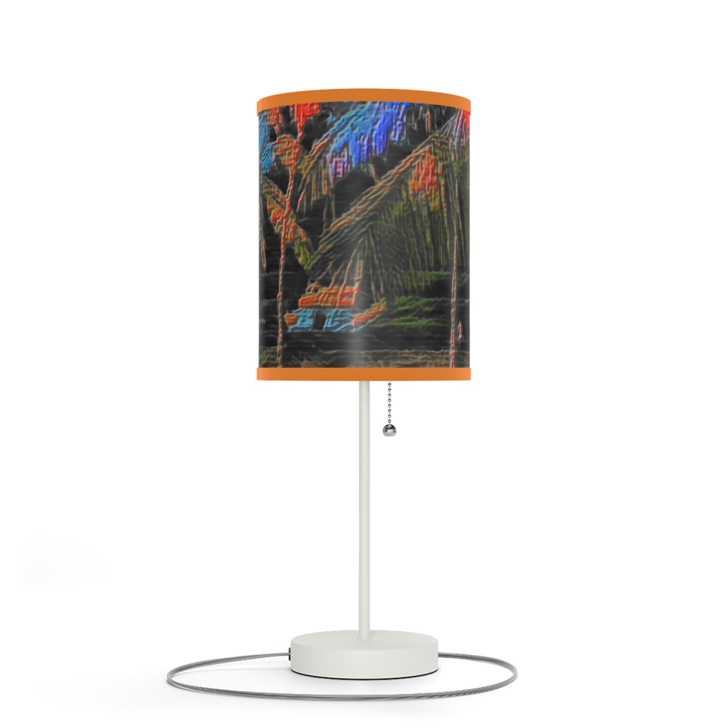 Lamp on a Stand, US|CA plug ... "The Royal Hawai'ian: Waikiki Beach_Beach" ... Honolulu, HI ... Ocotber 2014 (Halloween) ... Original Works ...