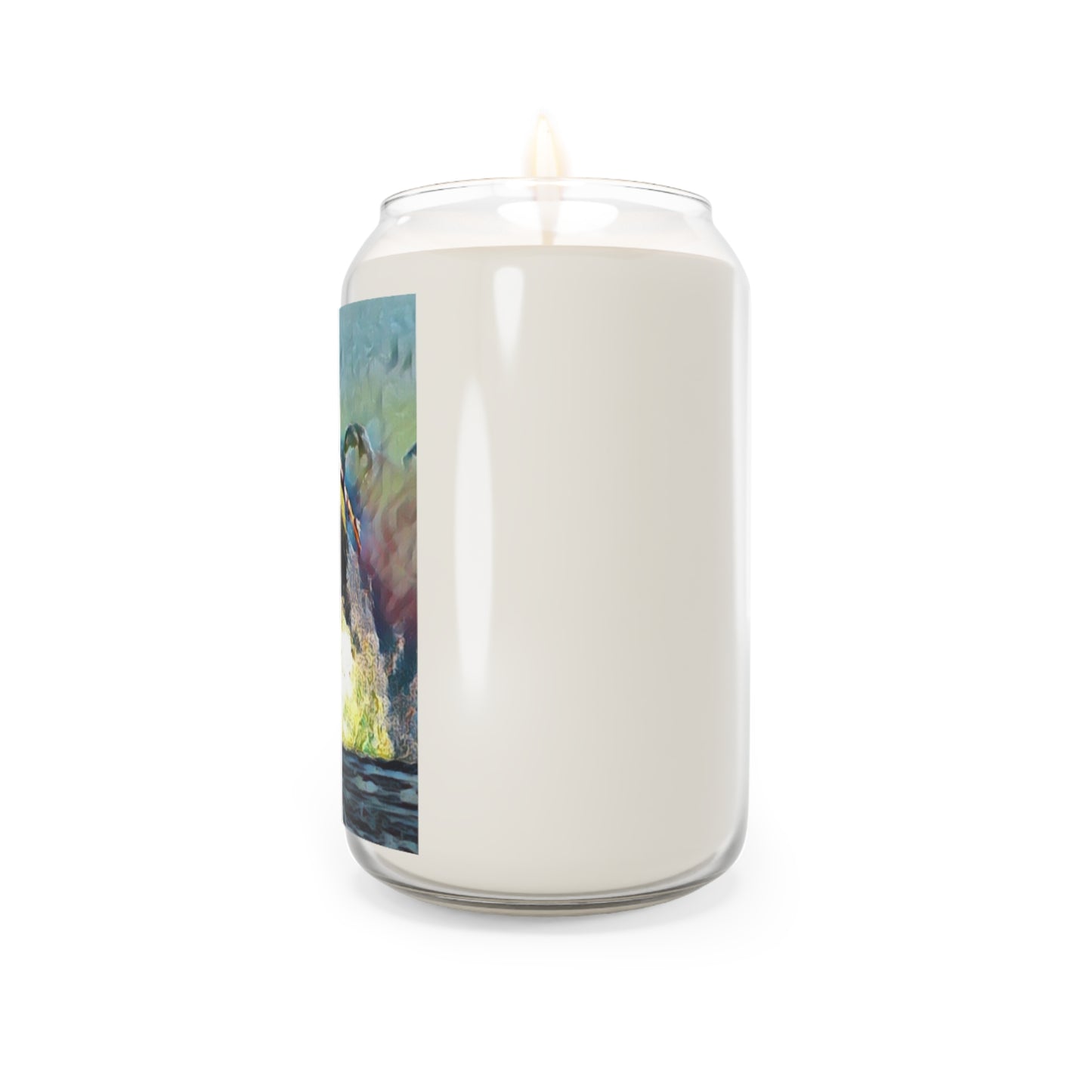 Scented Candle, 13.75oz ... An Extraordinary Humpback Breach ... 'With Explosive Energy' ... Family Archives (KPH) ... Circa: 21st Century. Maui, HI ... Original Works ...