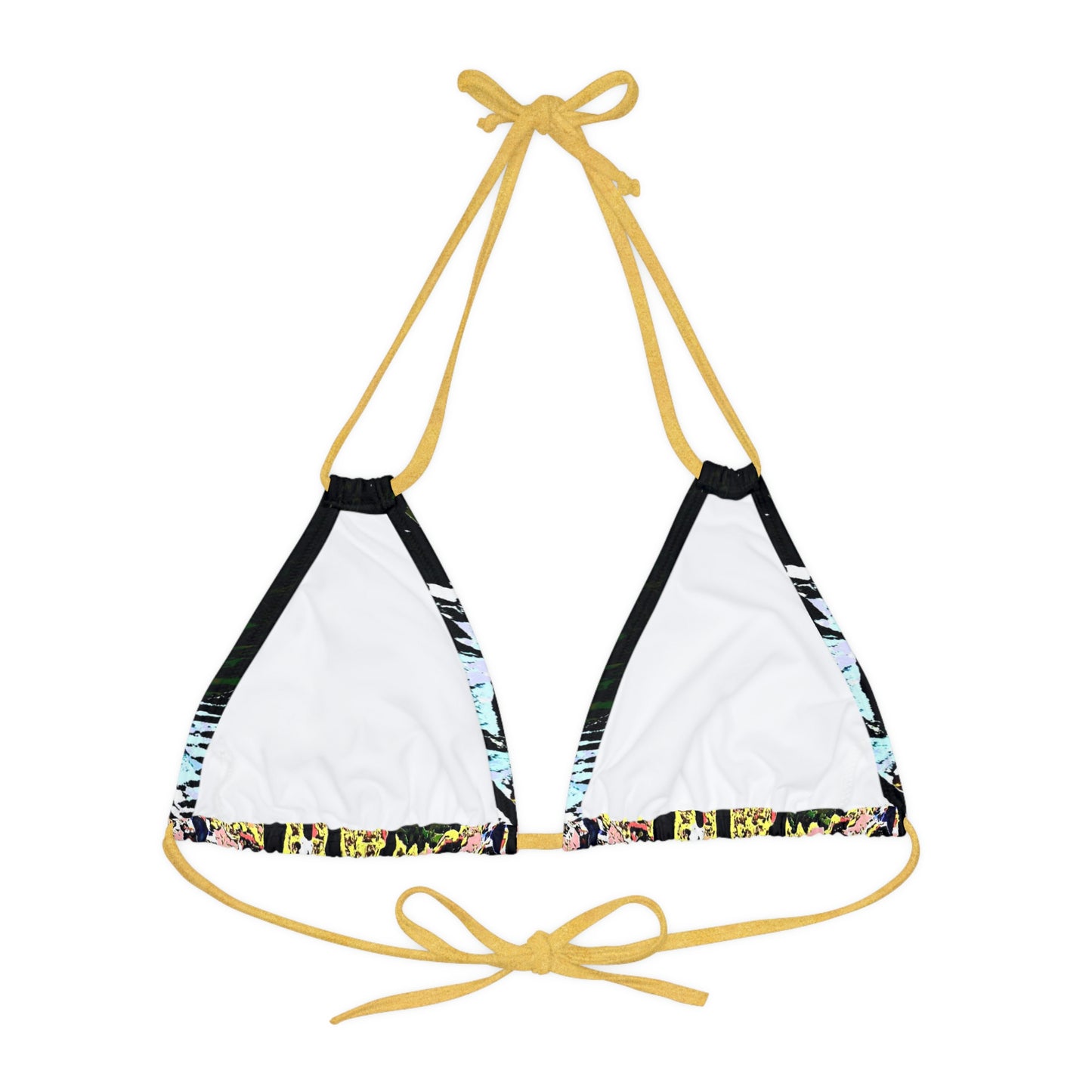 Strappy Triangle Bikini Top ... "A Beautiful Beach Amongst The Palms" ... The Outrigger Waikiki, Honolulu, Oahu ... Original Works ...