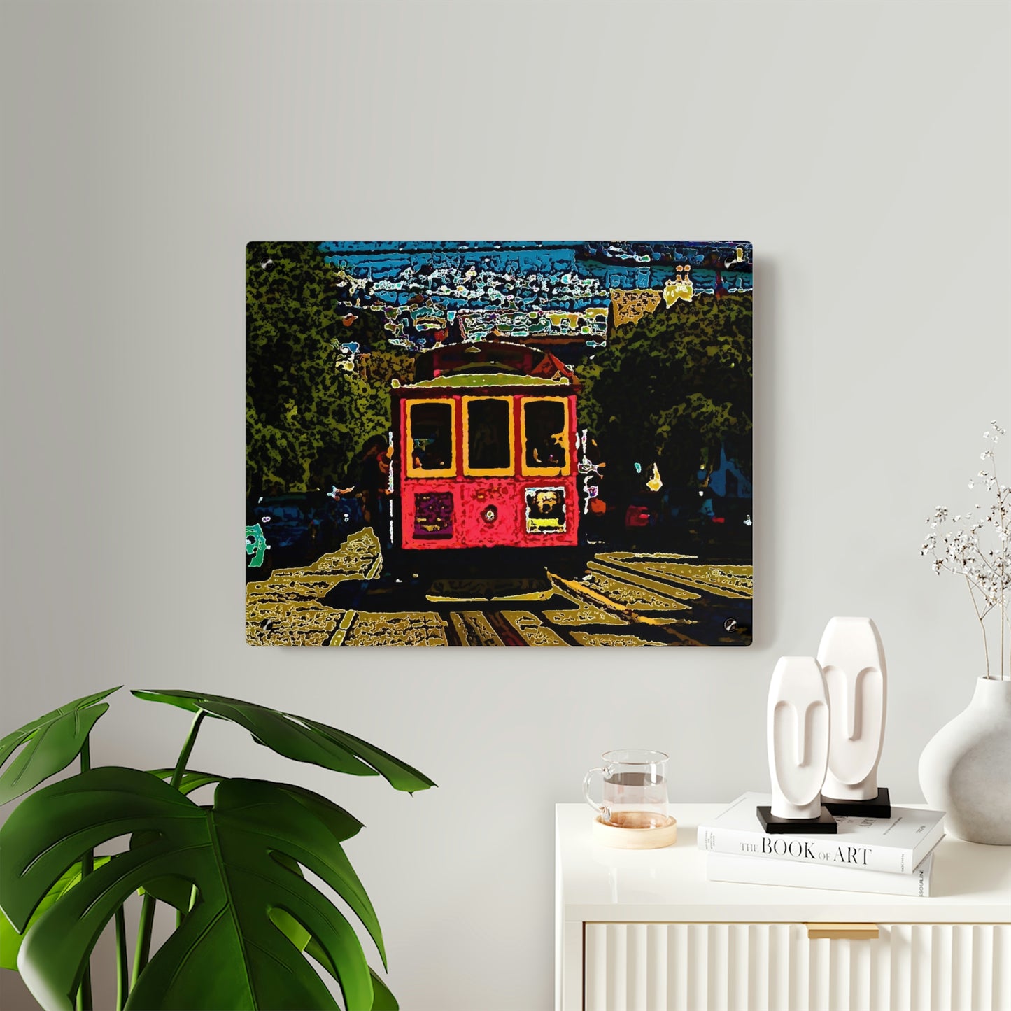 Acrylic Wall Art Panels ... San Francisco ... 'A Rice-A-Roni-A-San Francisco Treat' ... "A Cable Car Classic" ... Family Archives: 1973 ... Original Works ...