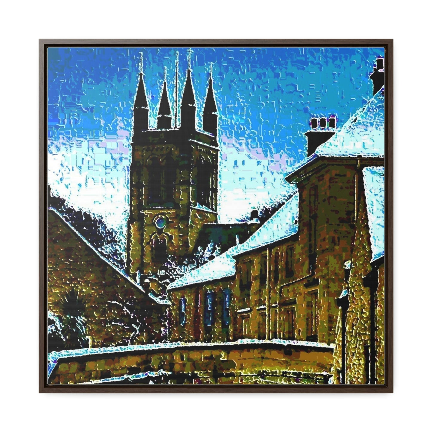 Gallery Canvas Wraps, Square Frame ... Walikng The Streets & Alleys ... 'Strolling The Canals ... '  ... Original Works  ...