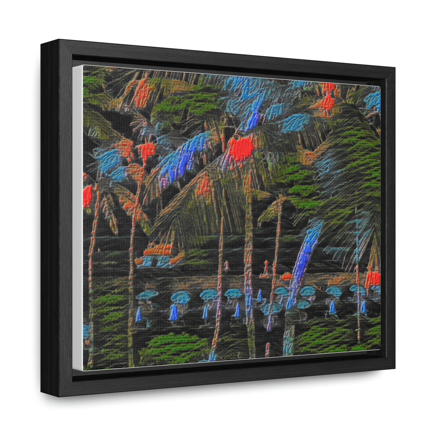 Gallery Canvas Wraps, Horizontal Frame ... "The Royal Hawai'ian: Waikiki Beach_Beach" ... Honolulu, HI ... Ocotber 2014 (Halloween) ... Original Works ...