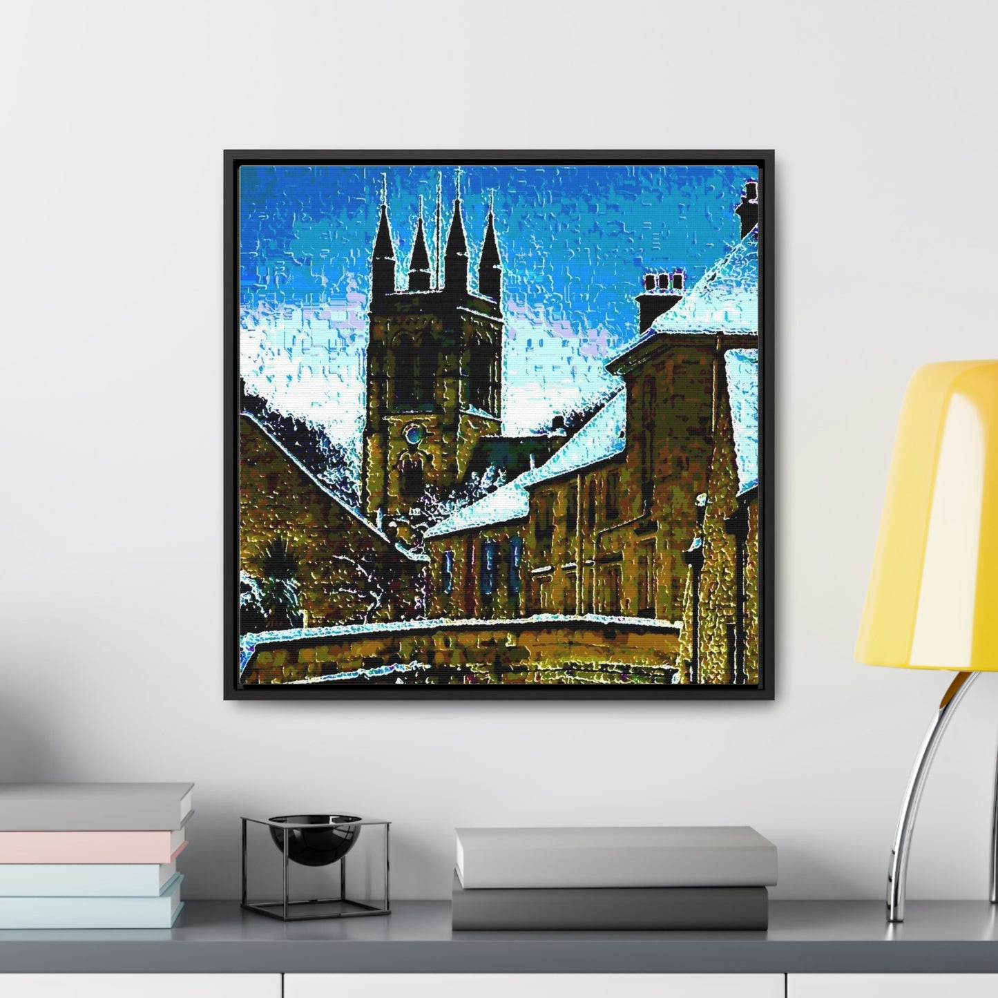 Gallery Canvas Wraps, Square Frame ... Walikng The Streets & Alleys ... 'Strolling The Canals ... '  ... Original Works  ...