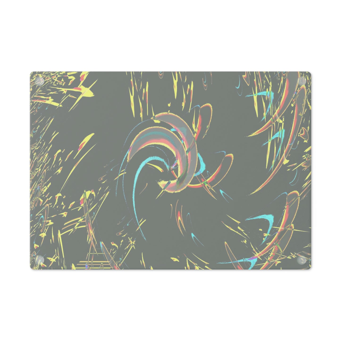Cutting Board ... "Waning Moon" ... Central Idaho ... October 2022 ... Rendering Time: 22 Hours ... Original Works ...