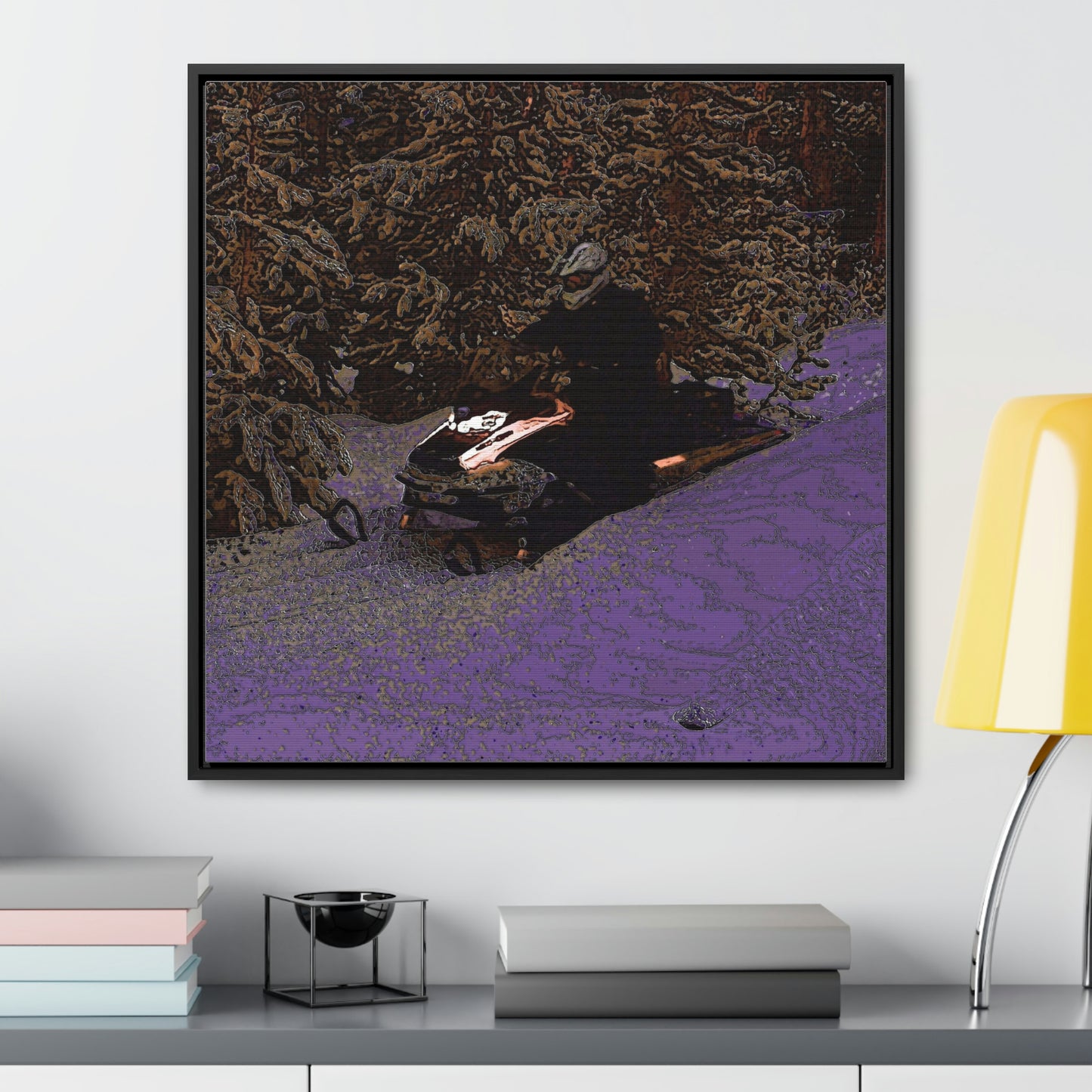 Gallery Canvas Wraps, Square Frame ... Yep ... "Another Day ... Riding Through The Wilderness ... " ... February 2023 ... Original Works ...