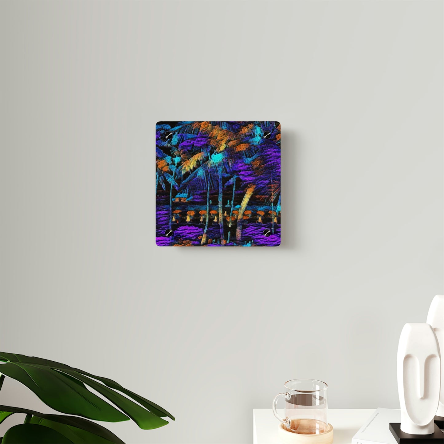 Acrylic Wall Art Panels ... "The Royal Hawai'ian: Waikiki Beach_Beach" ... Honolulu, HI ... Ocotber 2014 (Halloween) ... Original Works ...