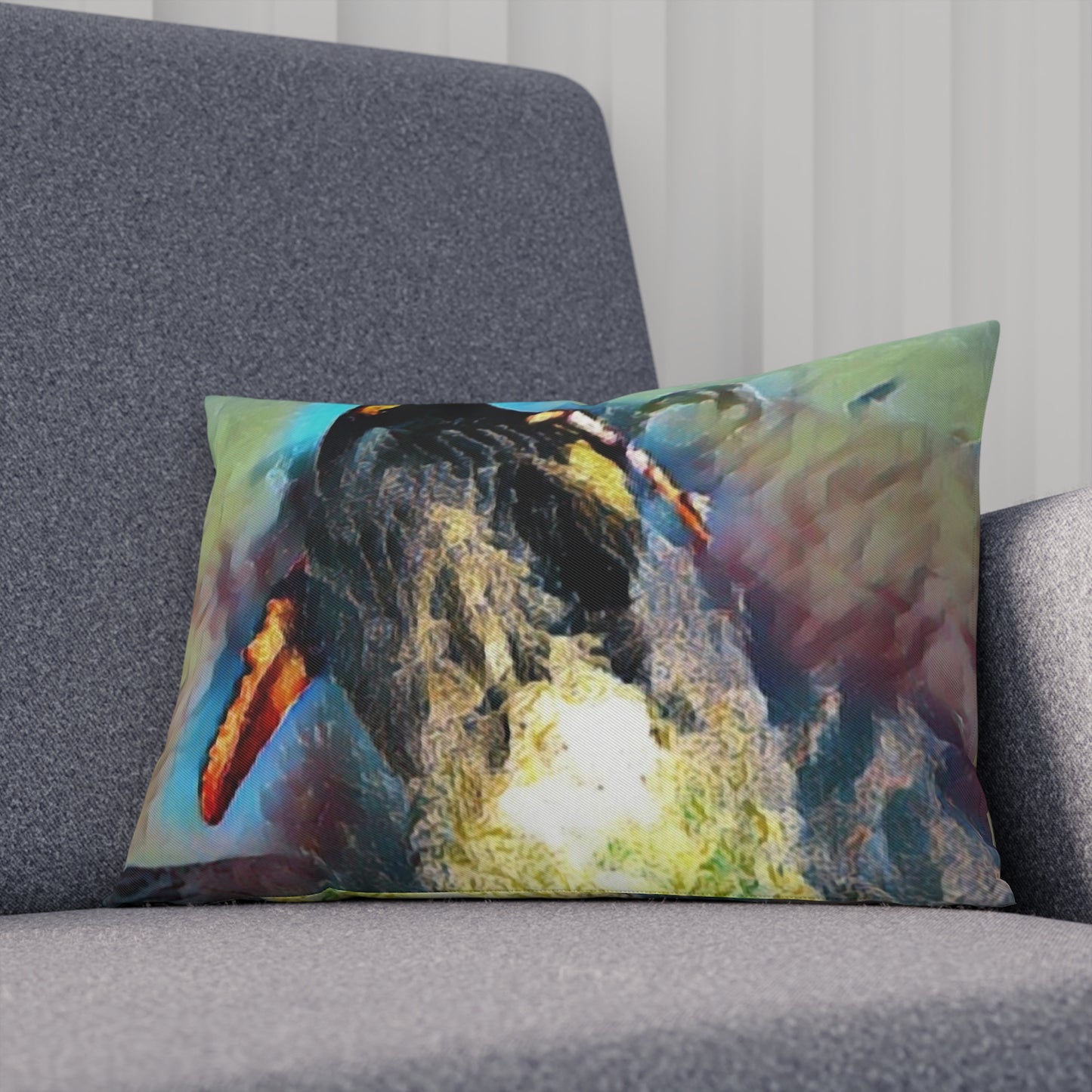 Cushion ... An Extraordinary Humpback Breach ... 'With Explosive Energy' ... Family Archives (KPH) ... Circa: 21st Century. Maui, HI ... Original Works ...