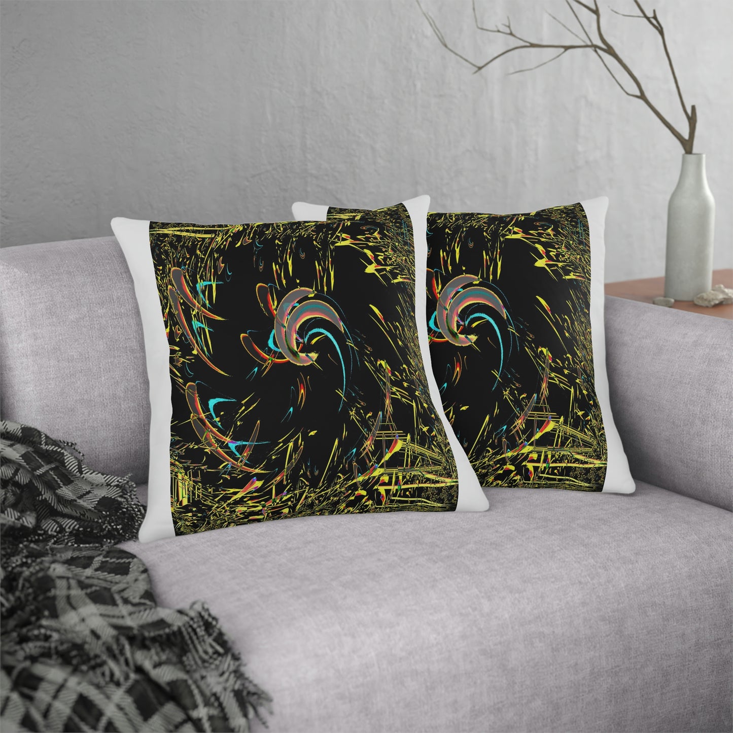 Waterproof Pillows ... "Waning Moon" ... Central Idaho ... October 2022 ... Rendering Time: 22 Hours ... Original Works ...