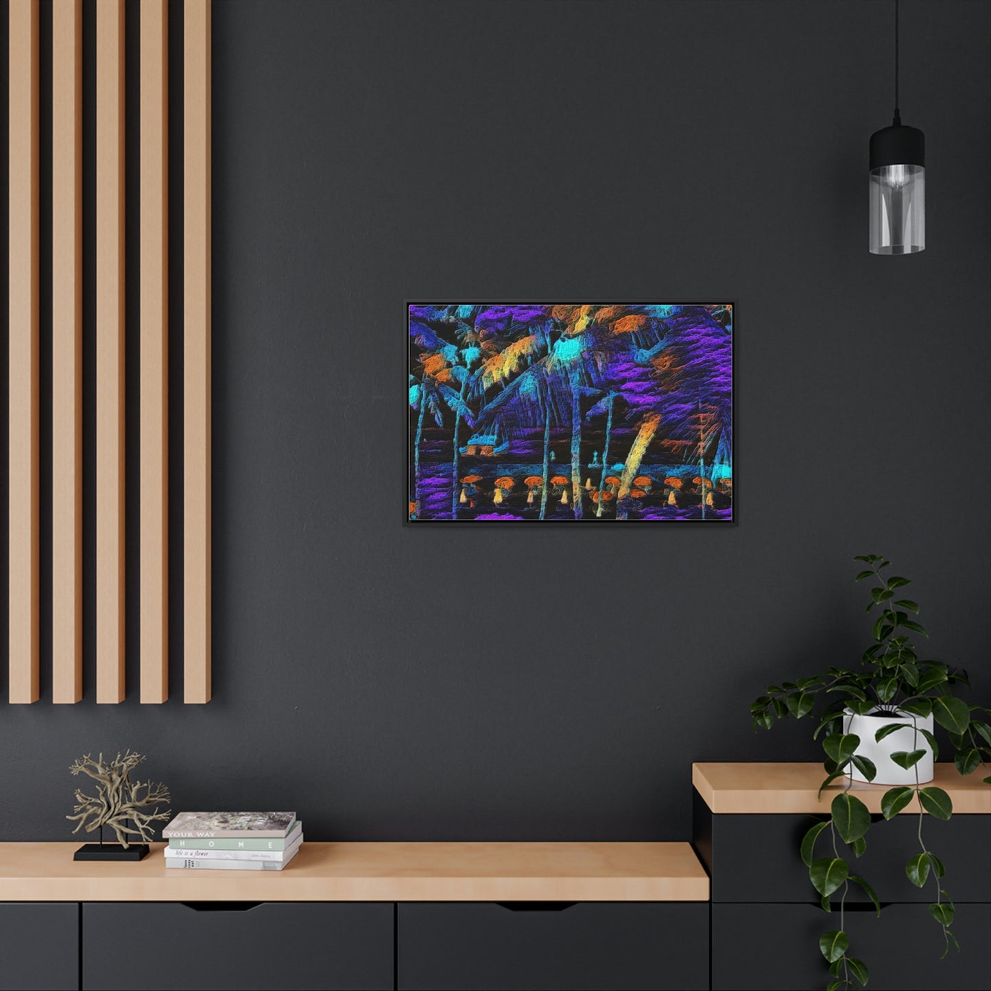 Gallery Canvas Wraps, Horizontal Frame ... "The Royal Hawai'ian: Waikiki Beach_Beach" ... Honolulu, HI ... Ocotber 2014 (Halloween) ... Original Works ...
