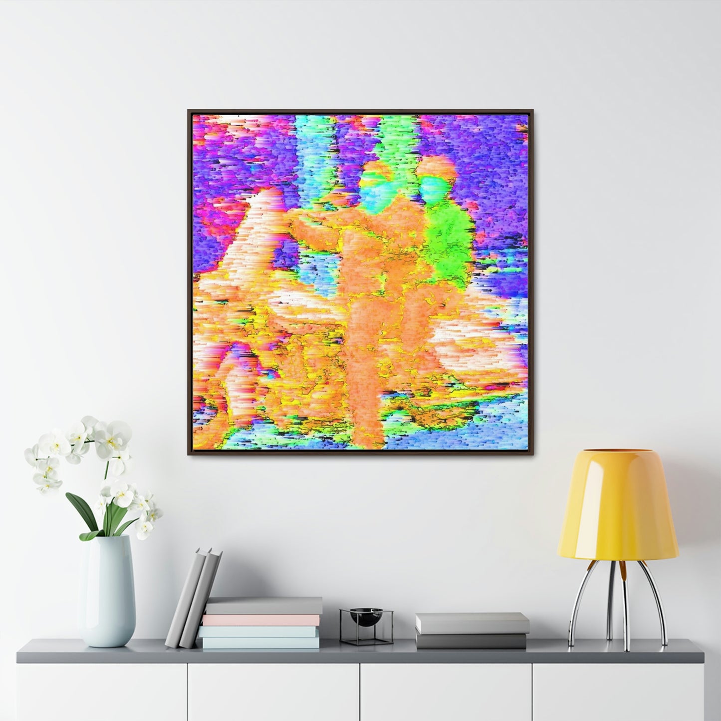 Gallery Canvas Wraps, Square Frame ...  "And 'I' Left His Dead A_s There By The Side-of-The-Road" ... Original Works ... (Grateful Dead: Me-And-My-Uncle)