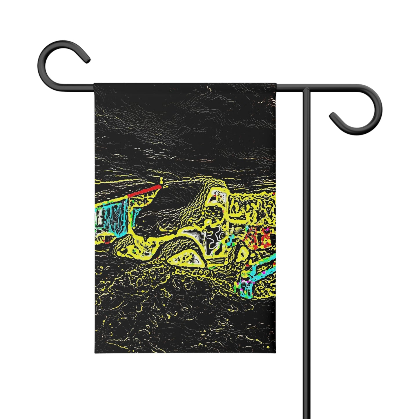 Garden Banner ... "Snow Vehicle In Snow Storm At-Rest" ... Circa 12Mar23 ... Central Idaho ... 18-Hours Rendering Time: Original Works ...