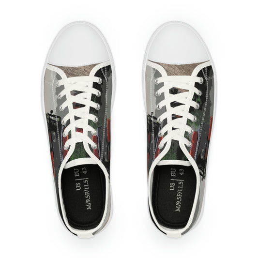 Men's Low Top Sneakers ... "Whilst Hitting The Accerator Pedal ... Motor The Mountains In Style Like 'Magruder' " ... Magruder Corridor, Central Idaho