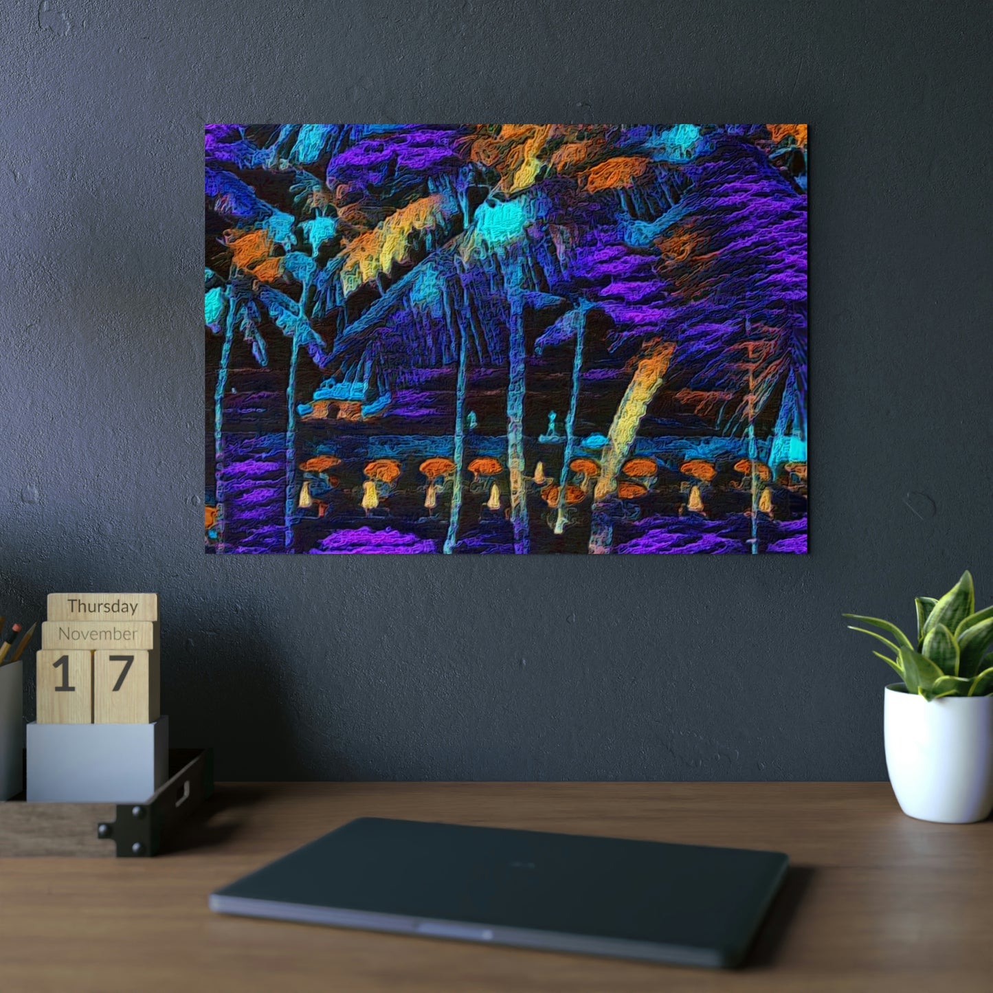 Aluminum Composite Panels ... "The Royal Hawai'ian: Waikiki Beach_Beach" ... Honolulu, HI ... Ocotber 2014 (Halloween) ... Original Works ...