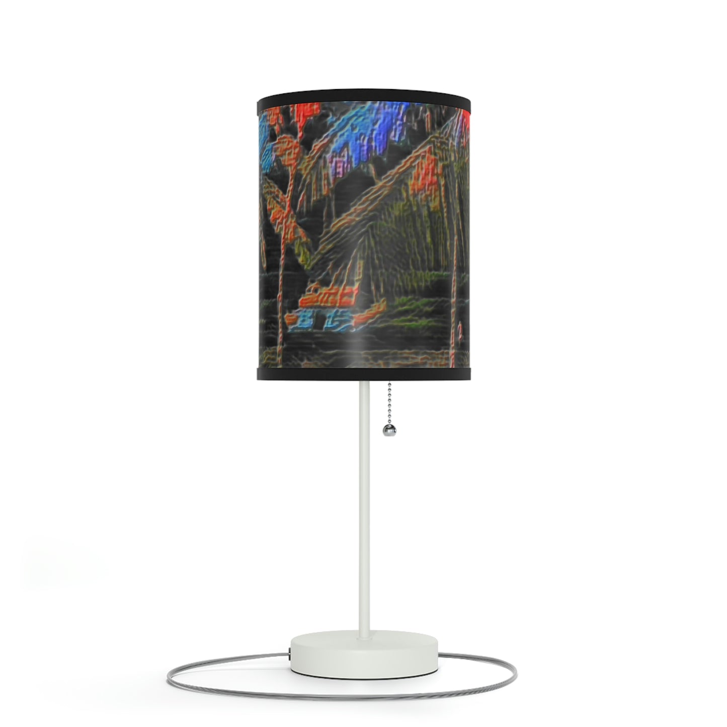 Lamp on a Stand, US|CA plug ... "The Royal Hawai'ian: Waikiki Beach_Beach" ... Honolulu, HI ... Ocotber 2014 (Halloween) ... Original Works ...