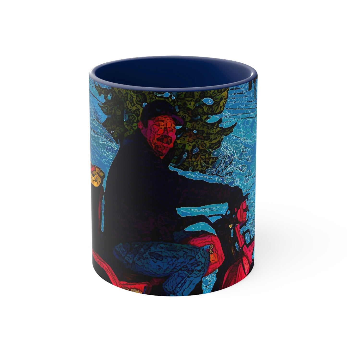 Accent Coffee Mug, 11oz ... There's 2-Wheelin ... There's 4-Wheelin ... 'And-Of-Course' ... "There's 3-Wheelin-In-The-Snow" ...  Original Works ...