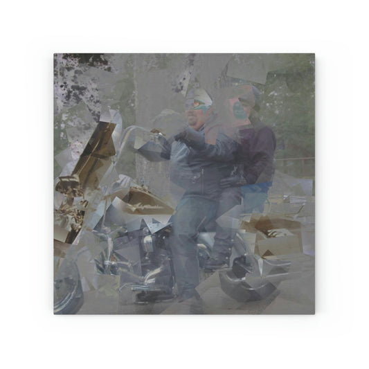 Wood Canvas ... The Open Road Beckons ... "Harley 'D' Yearnings ..."  Original Works ...