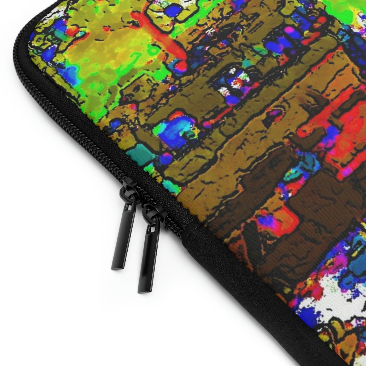 Laptop Sleeve ... A Crazy Street ... 'Eight Winding Curve-Switchbacks' ... "Lombard Street, San Francisco, CA' ... Family Archives: 1970's ... Original Works ...