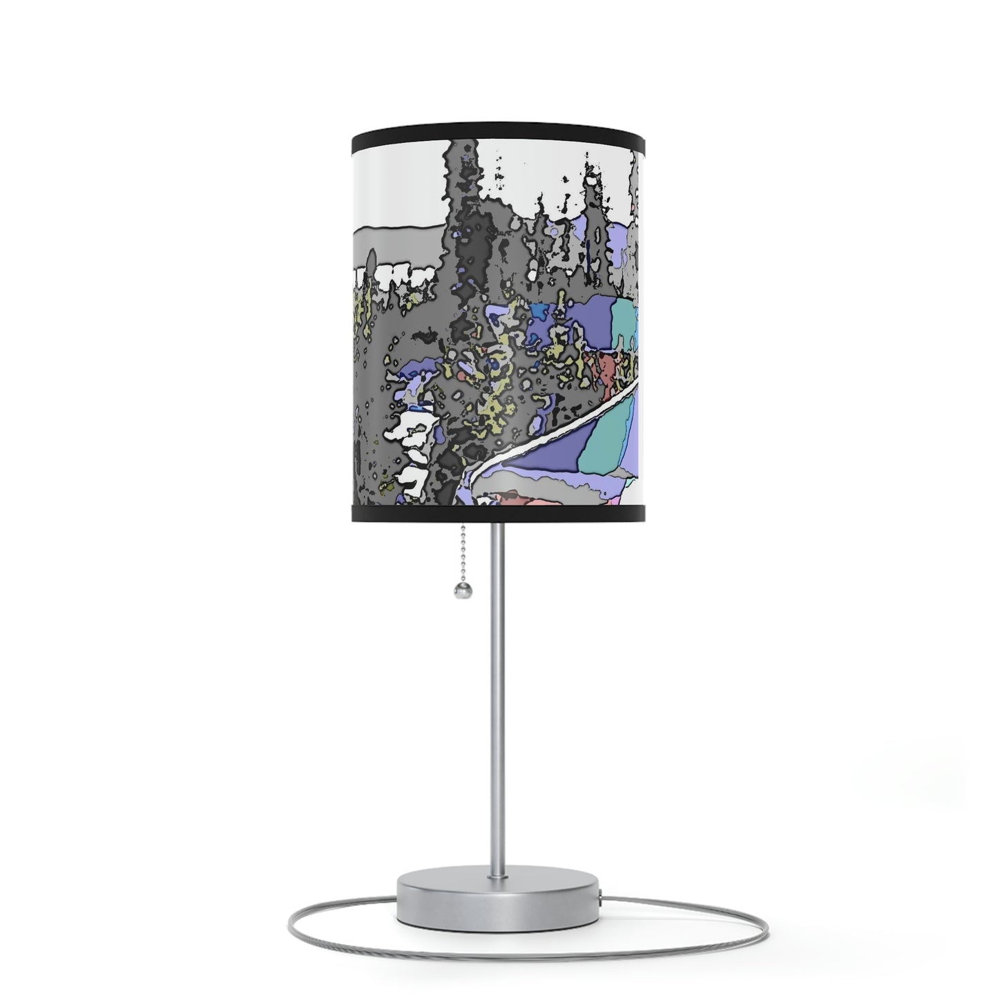 Lamp on a Stand, US|CA plug "A Very Remote Mountain Neighborhood" ... Only Cabins In This Environment ... Cenrtal Idaho ...