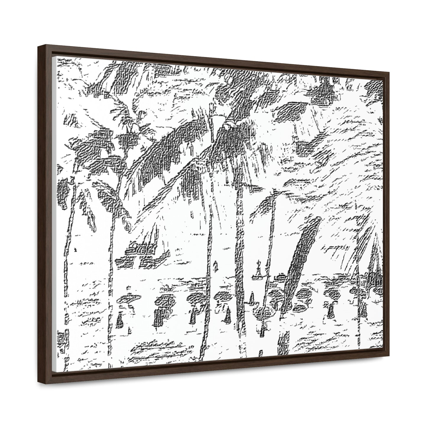 Gallery Canvas Wraps, Horizontal Frame ... "The Royal Hawai'ian: Waikiki Beach_Beach" ... Honolulu, HI ... Ocotber 2014 (Halloween) ... Original Works ...