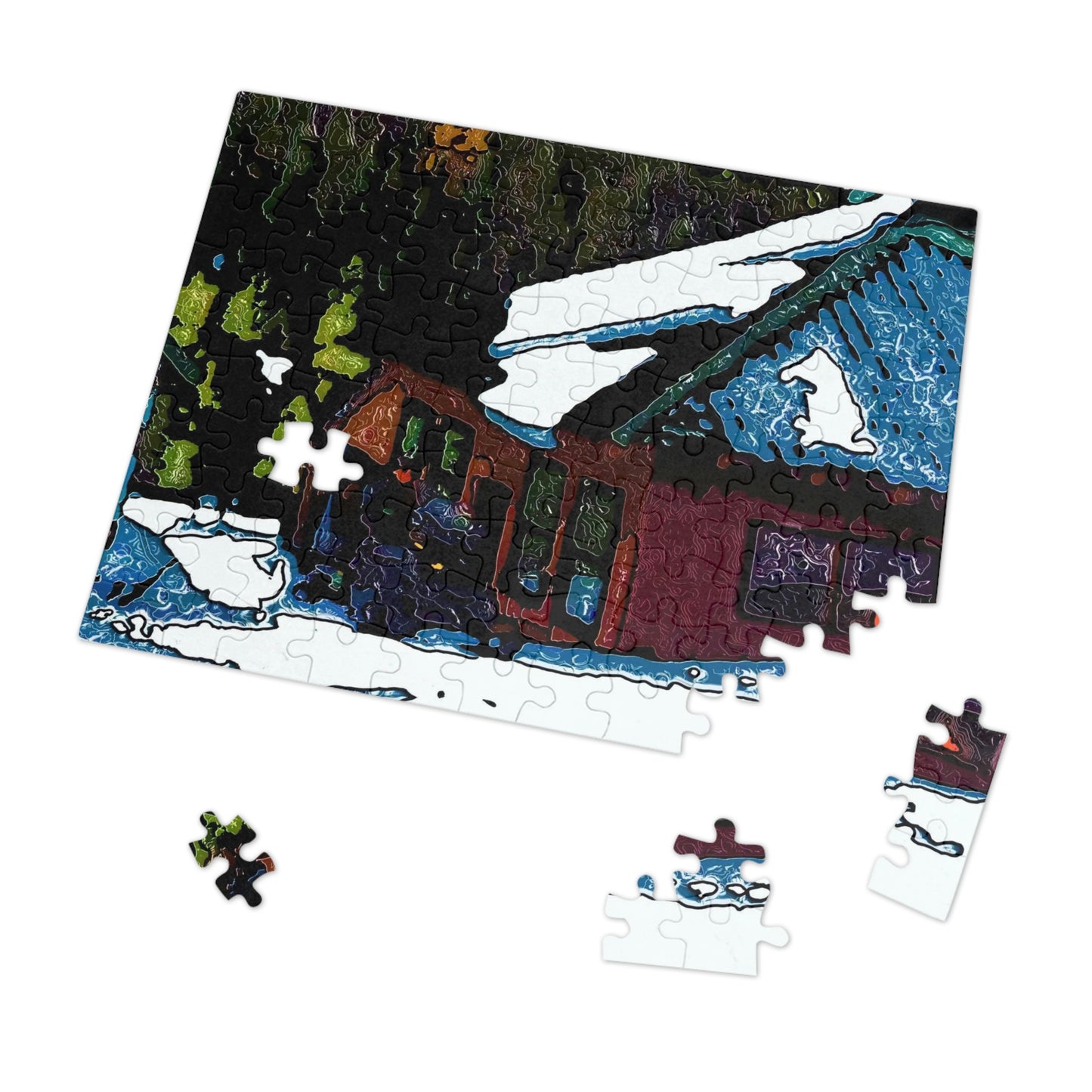 Jigsaw Puzzle (30, 110, 252, 500,1000-Piece) ... Piece-By-Piece ... "Count The Hours & Enjoy The Colors..!" ... Original Works: Phots' Photo: Les Objets D'Art ...