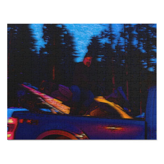 Jigsaw Puzzle (30, 110, 252, 500,1000-Piece) ... Two Modes Of Winter Transportation ... "Which One To Drive Next?" ... Choices-Choices-Choices ... Circa 4Jan23 ... Original Works ...