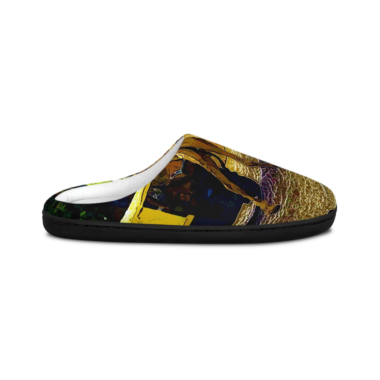Men's Indoor Slippers ... "Truckin'-Up-To-Buffalo ... 'Oops - Wrong Country' ... Truckin'-Up-To-New Delll -'E' ... " ... (Delhi, India) ... 5July2007. Original Works ...