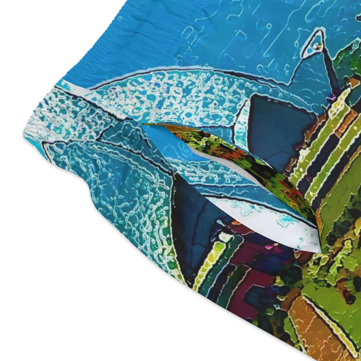 Swim Trunks ... 'Bahai'i House-Of-Worship' ... "Lotus Temple: Delhi, India, 2008" ... Original Works ...