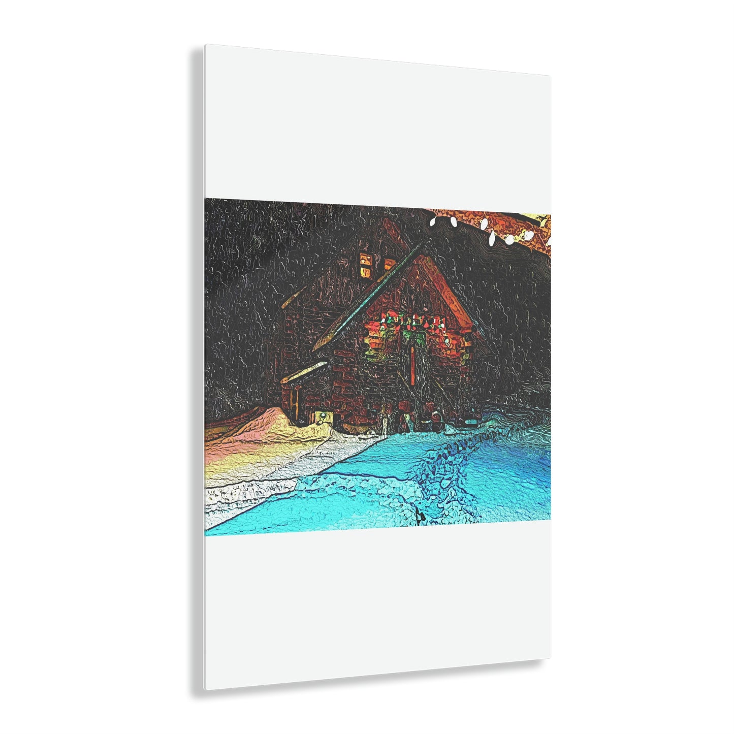 Acrylic Prints ... A Cold ... A Very Snowy ... "A Tranquil & Quiet Morning In Mountainous Central Idaho" ... Original Works ...