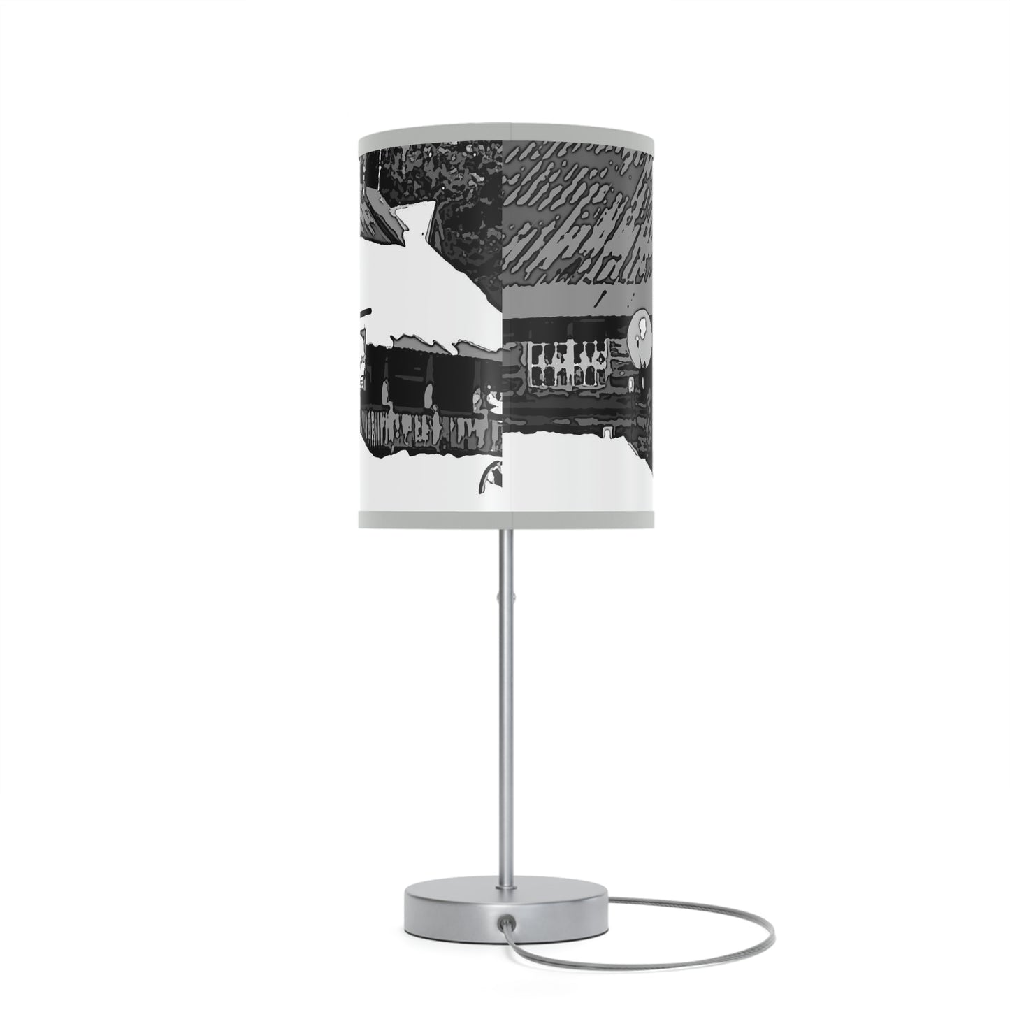 Lamp on a Stand, US|CA plug ... A Beautiful Lodge & Back-Country Outfitter In A Mountain Town ... 'Dixie, Idaho, November 2022' ... Original Works ...