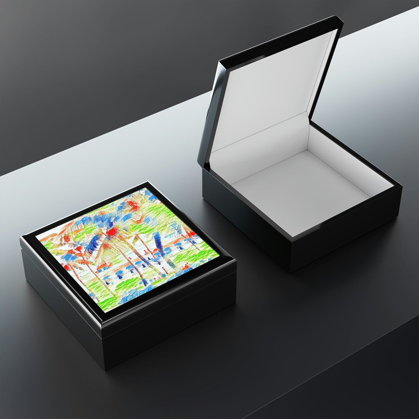 Jewelry Box ... "The Royal Hawai'ian: Waikiki Beach_Beach" ... Honolulu, HI ... Ocotber 2014 (Halloween) ... Original Works ...