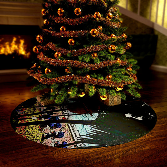 Round Tree Skirt ... "A Beautiful Beach Amongst The Palms" ... The Outrigger Waikiki, Honolulu, Oahu ... Original Works ...