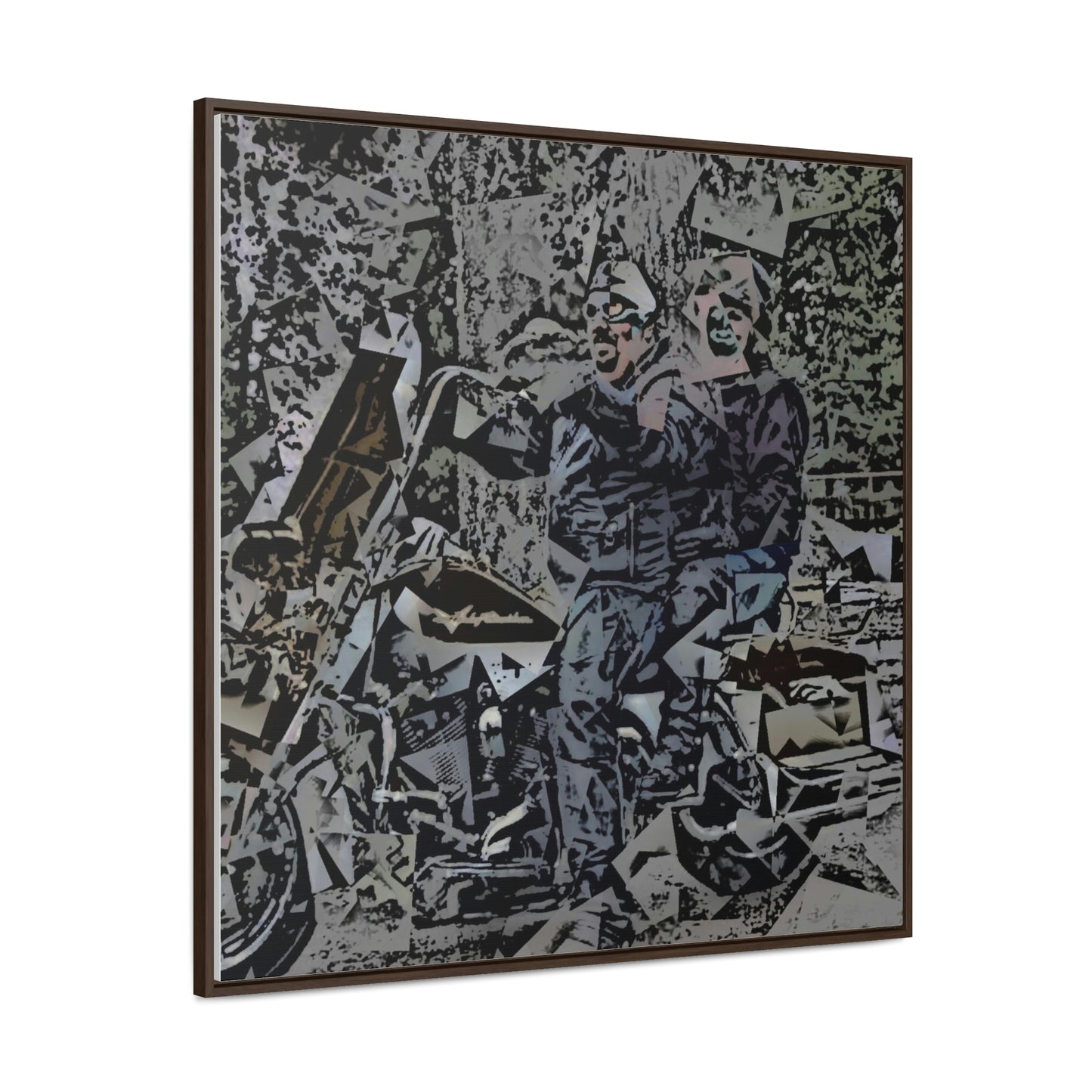 Gallery Canvas Wraps, Square Frame ... The Open Road Beckons ... "Harley 'D' Yearnings ..."  Original Works ...