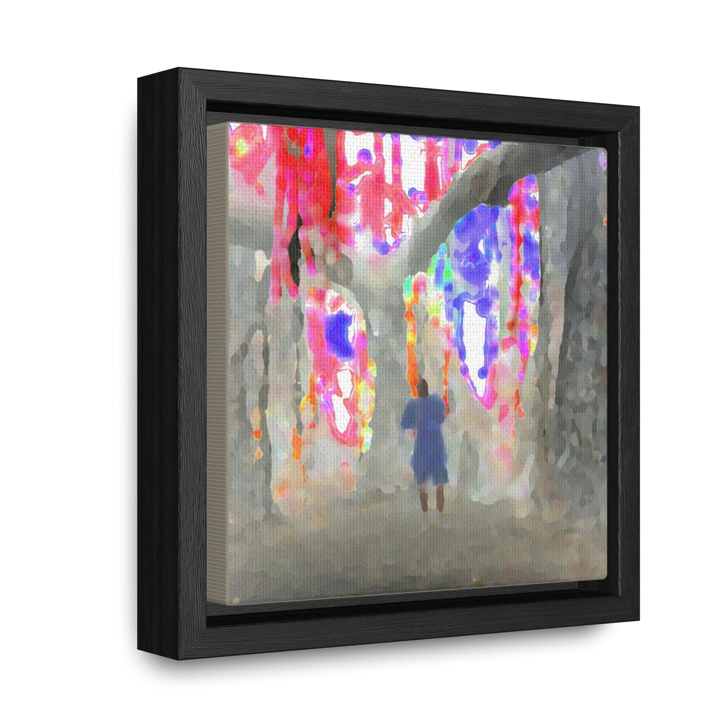 Gallery Canvas Wraps, Square Frame ... 'More' ... Jesuit Philosophy ... "In The Polynesian Banyans ..."